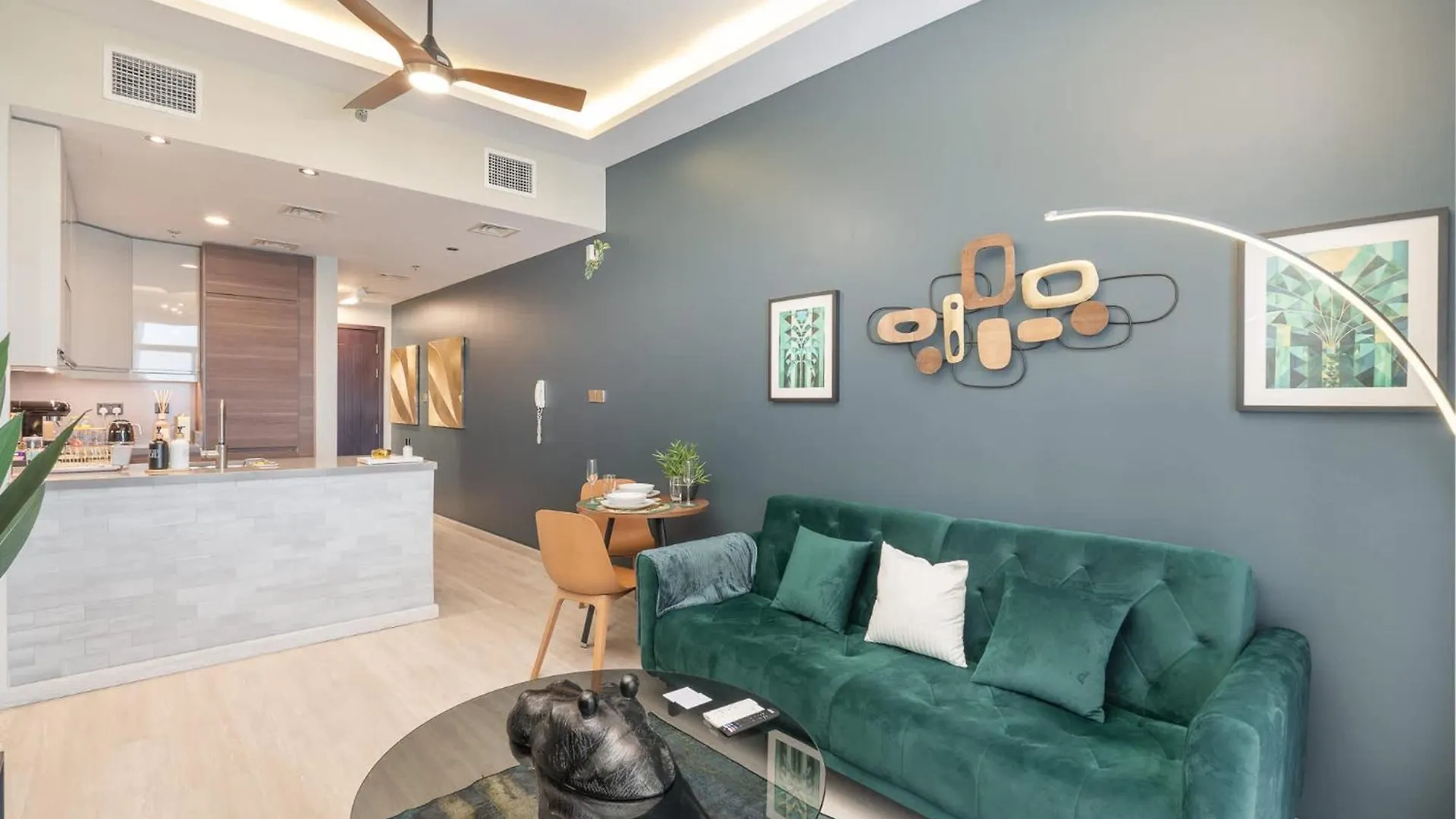 Calm 1-Bedroom With Relaxing Balcony Atmosphere In Liwan Dubai Apartment